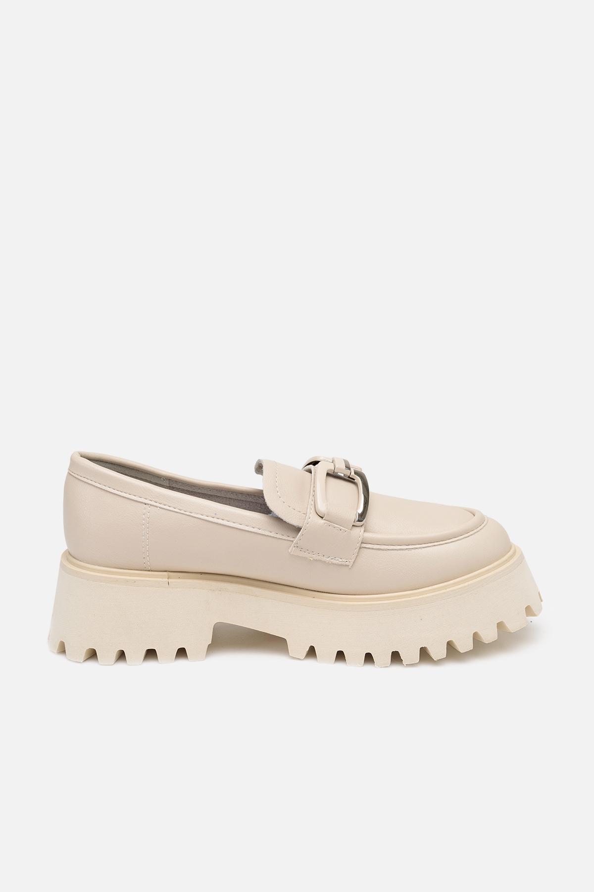 Туфлі на плоскій підошві для дівчинки р. 31 Бежевий (SKT001006059) - фото 2 Туфлі на плоскій підошві для дівчинки р. 31 Бежевий (SKT001006059) - фото 2