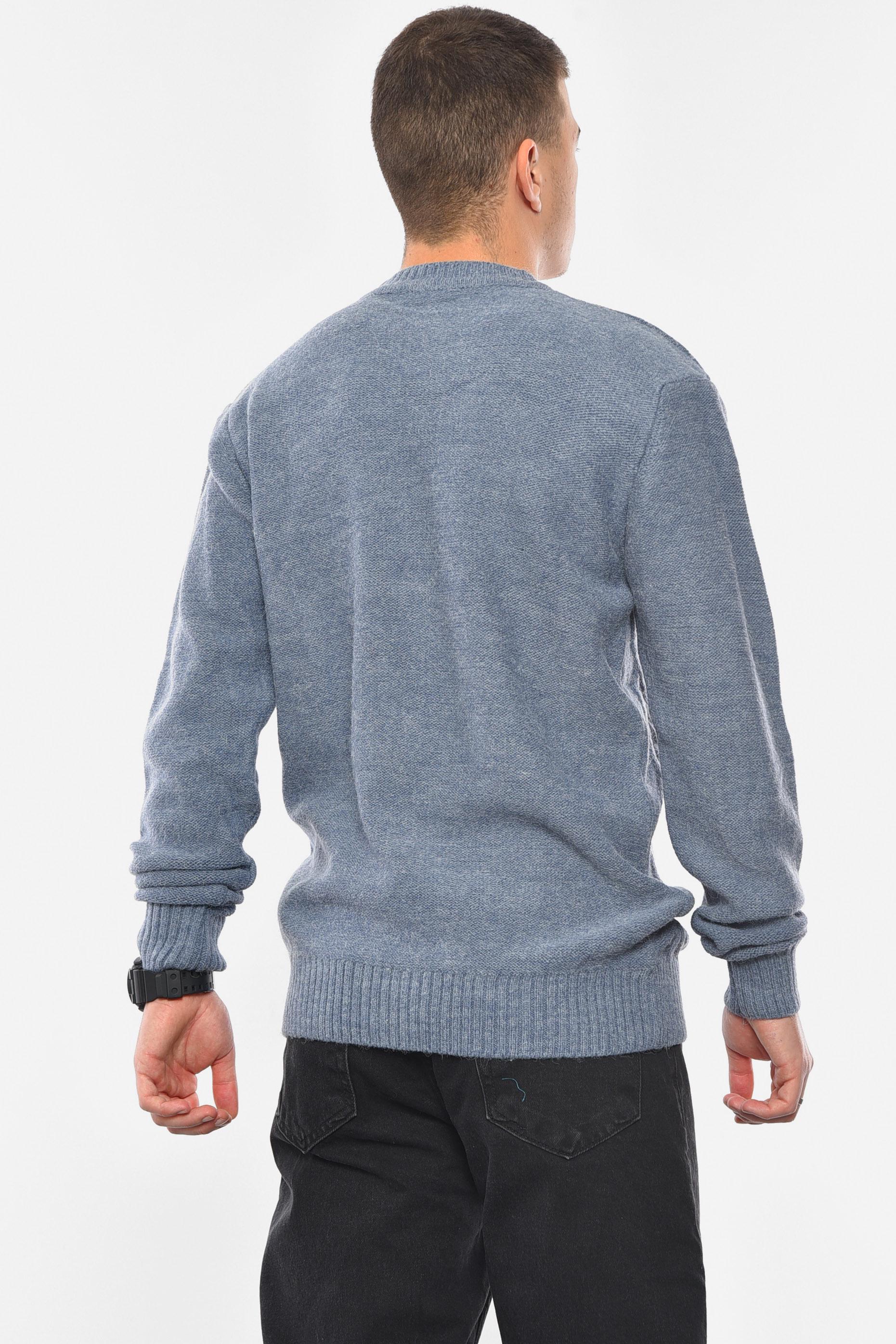 Светр чоловічий однотонний S Синій (193384) - фото 3 Светр чоловічий однотонний S Синій (193384) - фото 3