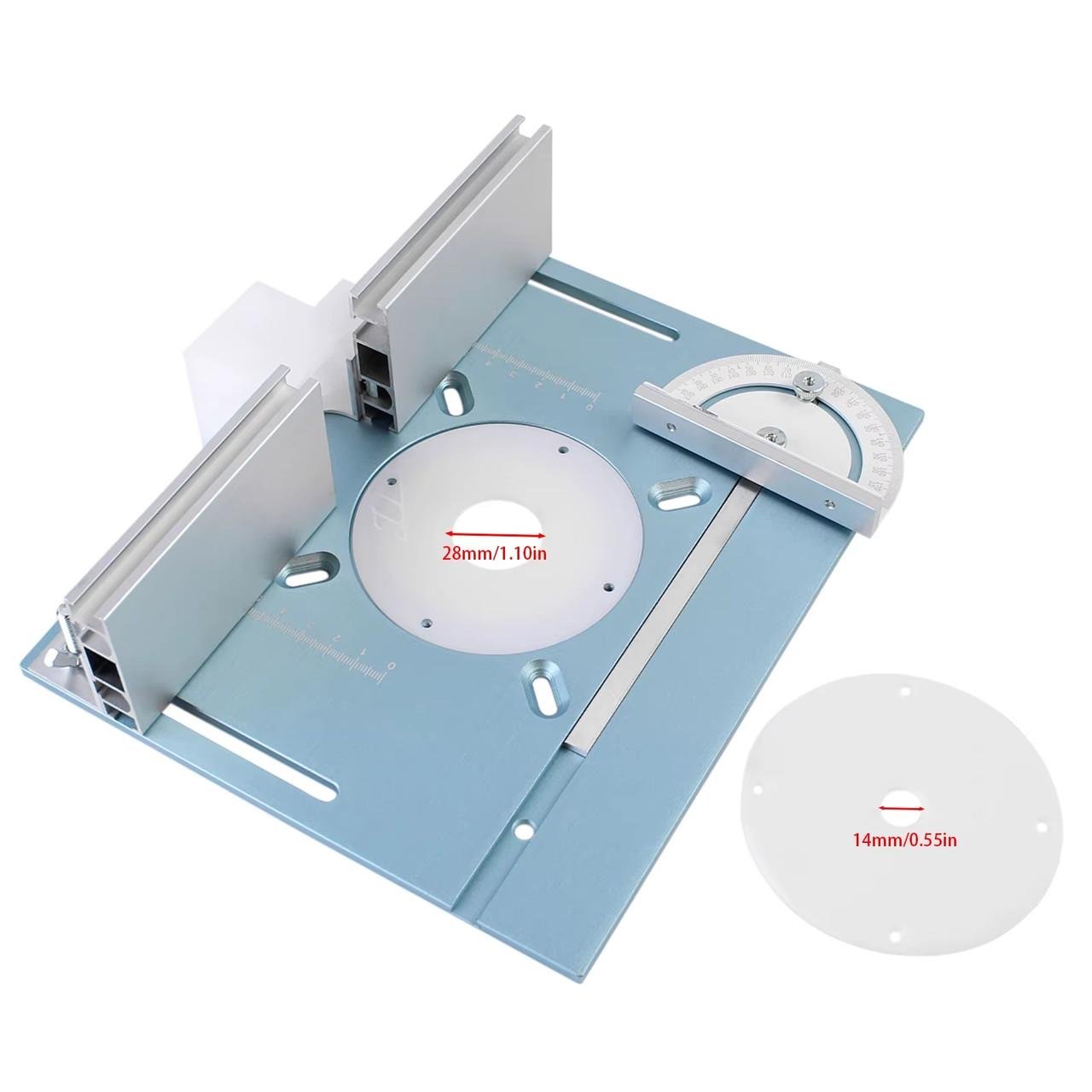 Пластина фрезерна з пазами 88-95 мм Блакитний (ПФГ-2) - фото 2 Пластина фрезерна з пазами 88-95 мм Блакитний (ПФГ-2) - фото 2