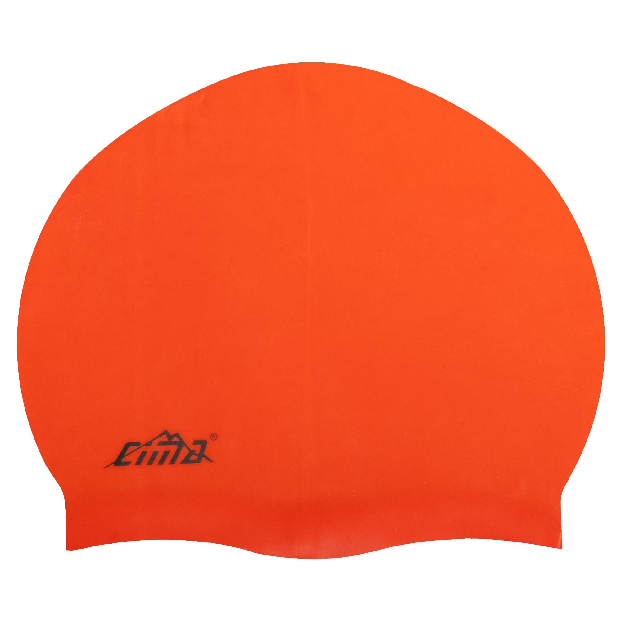 Шапочка для плавания Cima PL-8685 силиконовая Оранжевый (33093296)