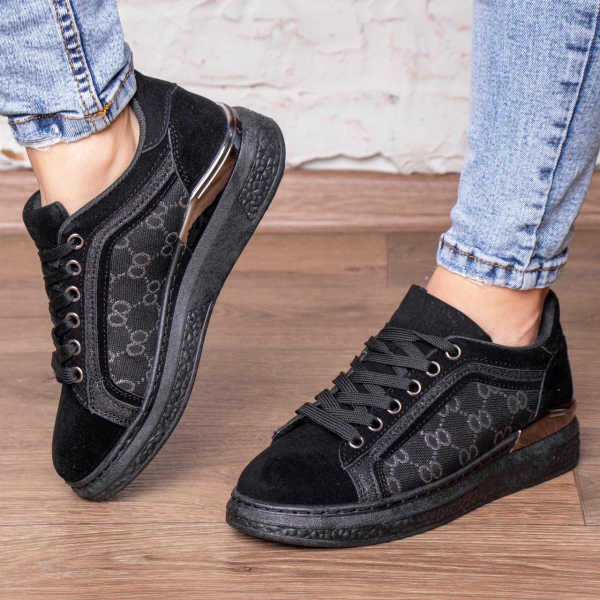 Кроссовки женские Fashion р. 40 25 см Черный (3121)