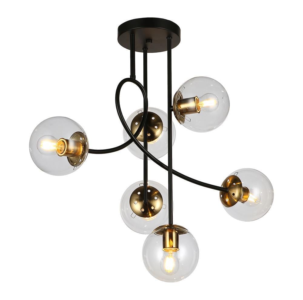 Люстра 752L7914-6 BK+CL (2422747157)