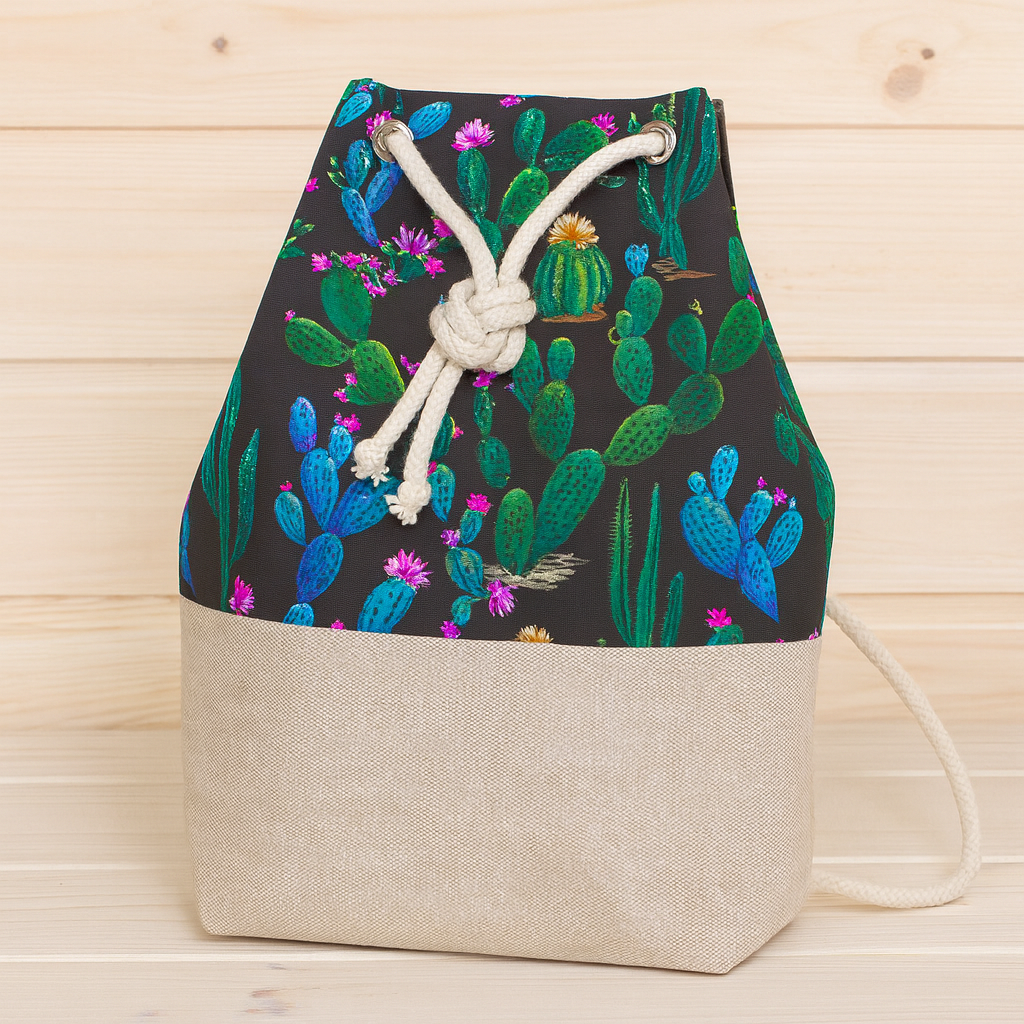 Рюкзак тканевый Presentville Summer Кактусы (RSUM 20A015)