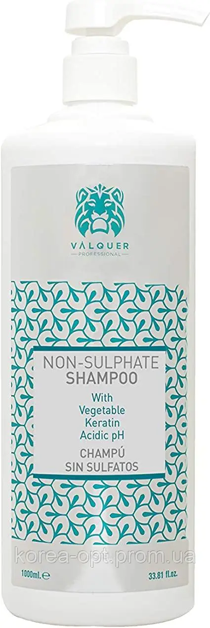 Шампунь Valquer Non-Sulphate Shampoo для чувствительной кожи головы 1000 мл (1689088393)