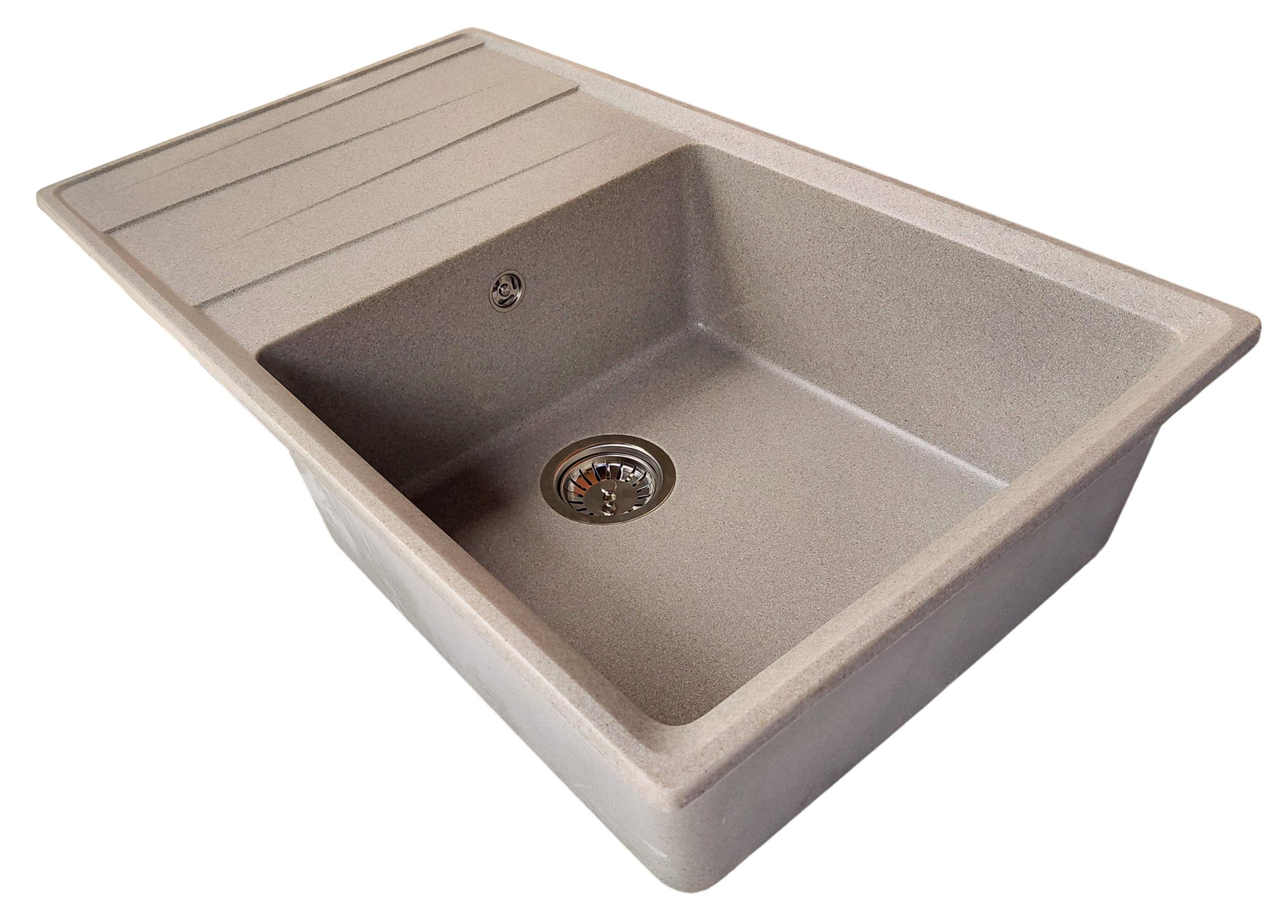 Мойка кухонная Valetti 87N 855x500 мм Бежевый (VAL-87N-SAH) Мойка кухонная Valetti 87N 855x500 мм Бежевый (VAL-87N-SAH)