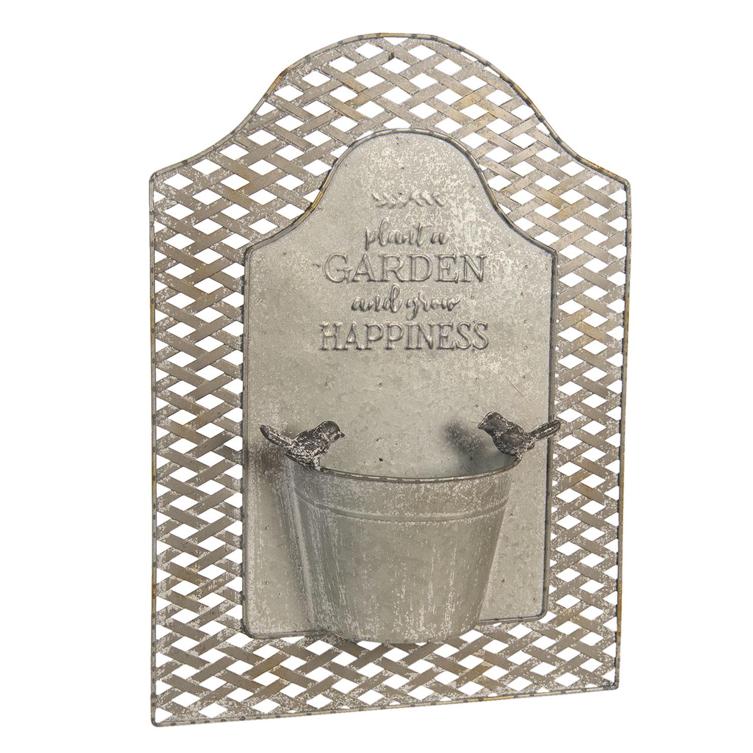 Кашпо настінне Clayre&Eef 36х8,5х48 см