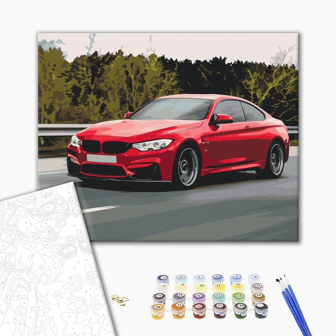 Картина по номерам BrushMe Спортивная машина 40х50 см (BS6923) - фото 2 Картина по номерам BrushMe Спортивная машина 40х50 см (BS6923) - фото 2