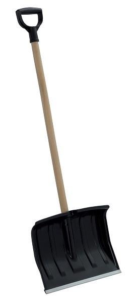 Лопата для снега Prosperplast Practic Eco с деревянной ручкой 37x113,5 см Черный (CNT00011760)
