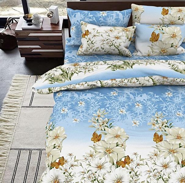 Комплект постільної білизни Vital Textile Голд Люкс бязь двоспальний 180х220 см (BL2-568)