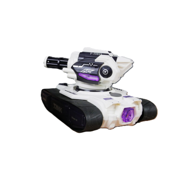 Танк на радиоуправлении 399 D-9 пульт 2,4 GHz/аккумулятор 3,7V сенсорный браслет/стреляет орбизами (156493)