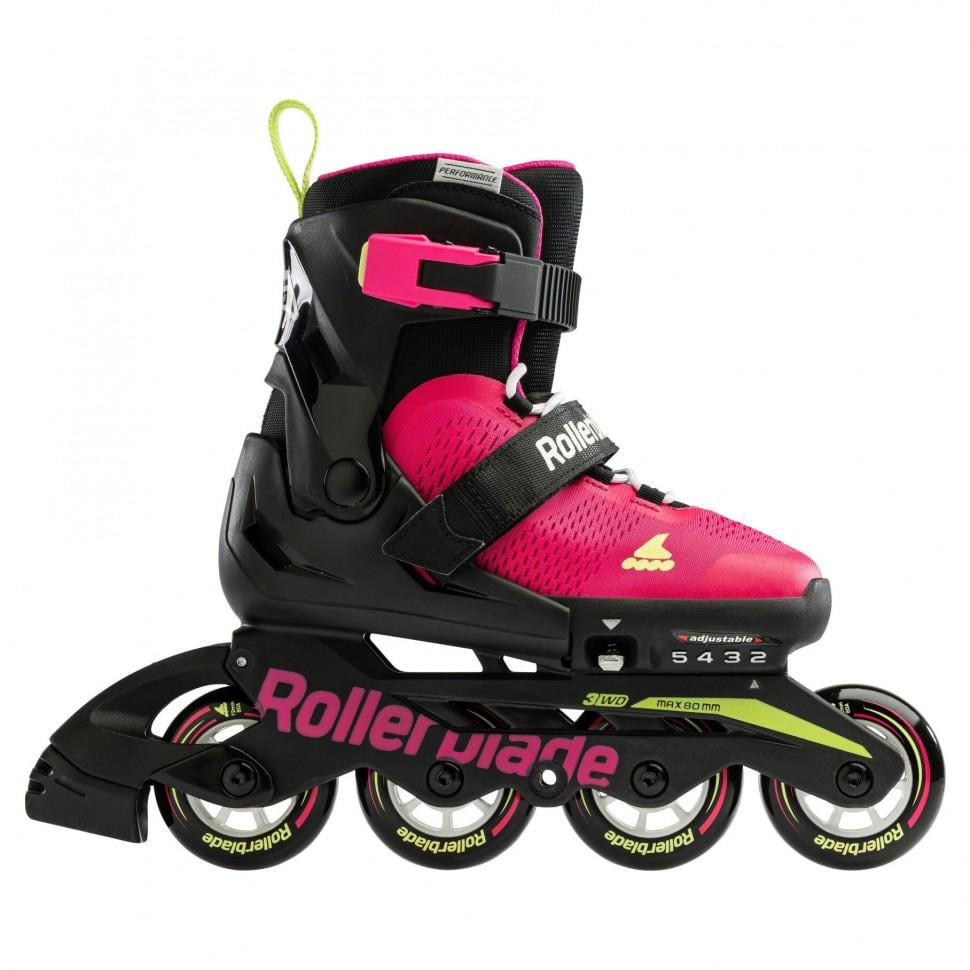 Ролики дитячі Rollerblade Microblade Pink Light Green р. 36,5-40,5 Рожевий/Світло-зелений - фото 4