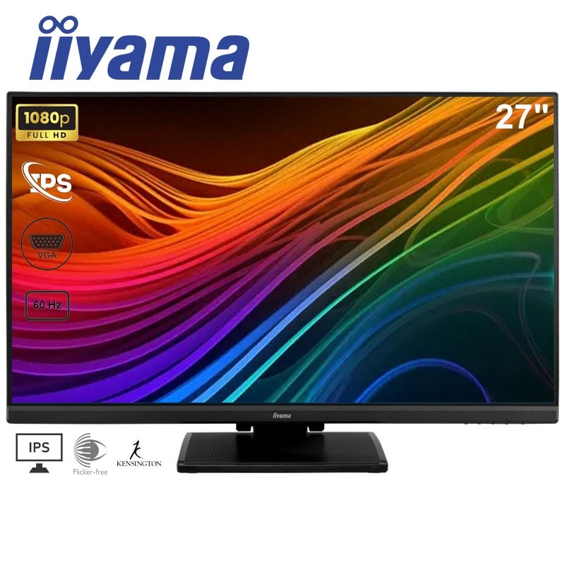 Монитор Iiyama T2754MSC-B1AG сенсорный IPS 1920x1080 Full HD 27" (tf6179) - фото 4 Монитор Iiyama T2754MSC-B1AG сенсорный IPS 1920x1080 Full HD 27" (tf6179) - фото 4