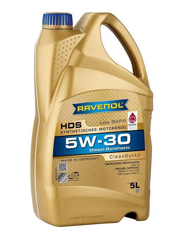 Моторне мастило RAVENOL 5W-30 -HDS С4 RN0720 Low Saps 5 л (1111121-005) - фото 1 Моторне мастило RAVENOL 5W-30 -HDS С4 RN0720 Low Saps 5 л (1111121-005) - фото 1