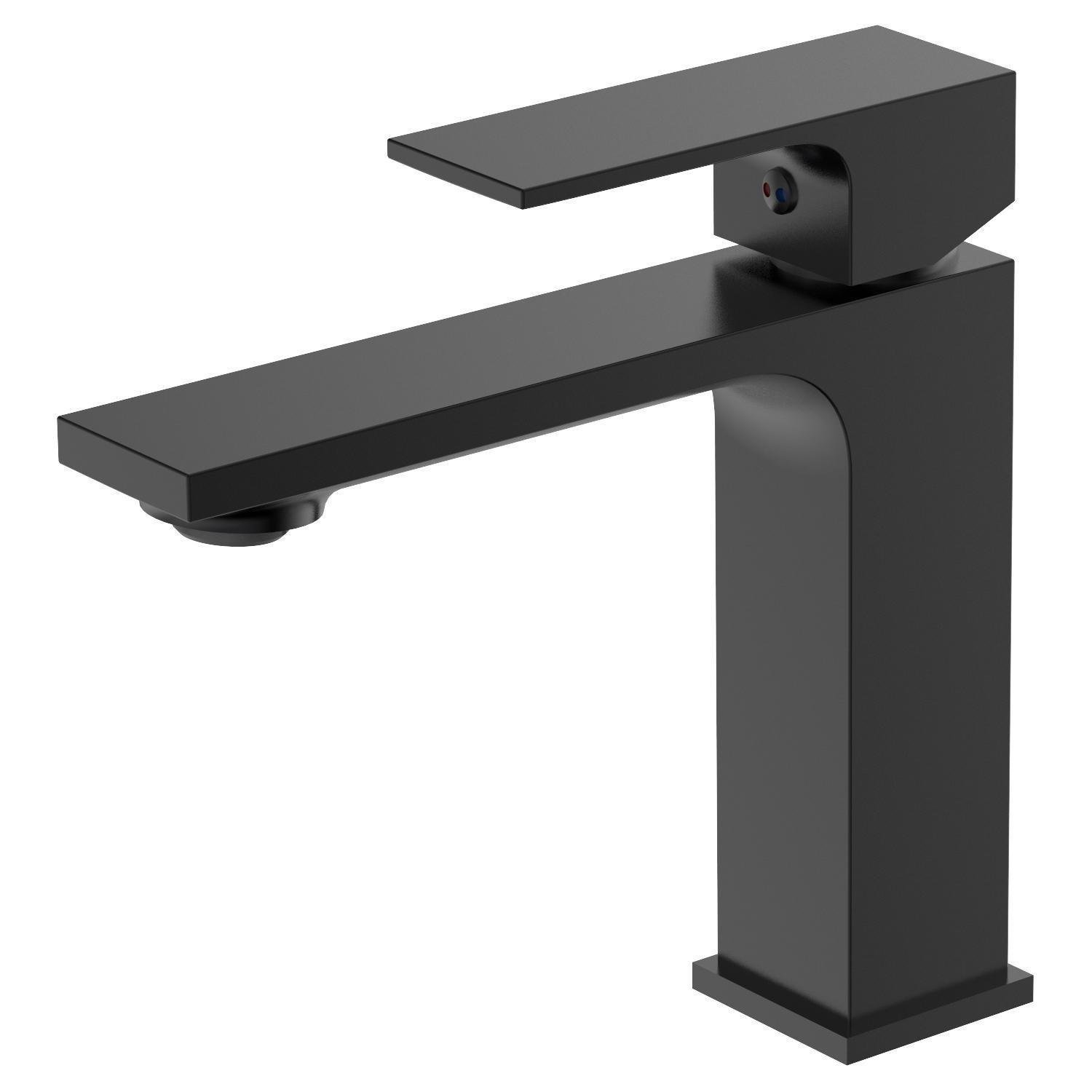 Смеситель для умывальника VOLLE LEON 1511.010104 Черный (ANT-81745)