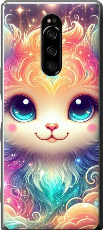 Чехол на Sony Xperia 1 J9110 Сказочный котенок (5813u-1760-42517) Чехол на Sony Xperia 1 J9110 Сказочный котенок (5813u-1760-42517)