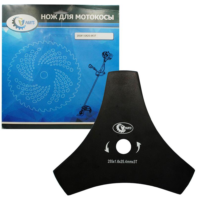Ніж триммера 3-T 25,4х255х1,6 широкі промені - фото 2 Ніж триммера 3-T 25,4х255х1,6 широкі промені - фото 2