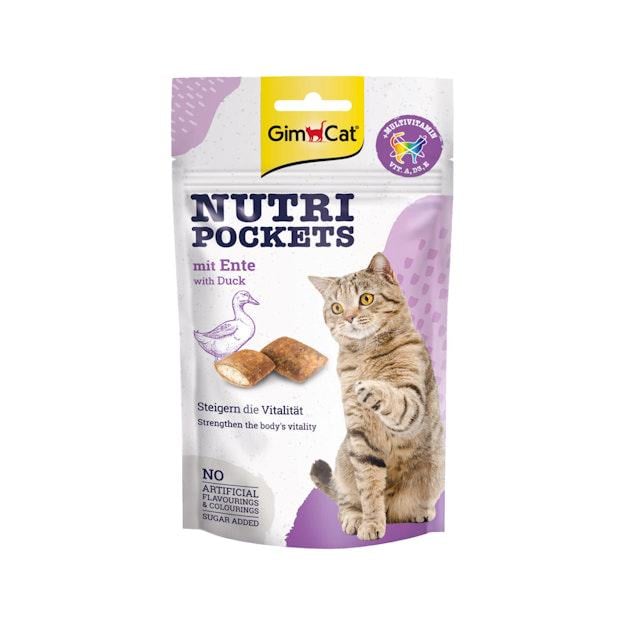 Лакомство для кошек GimCat Nutri Pockets с уткой 60 г (22394013)