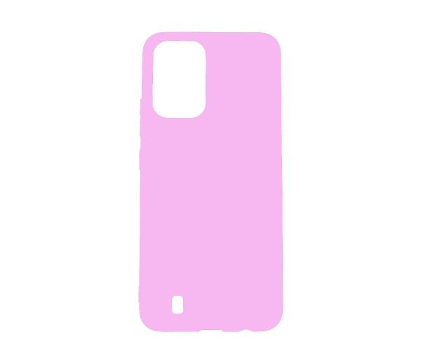Матовый чехол накладка Silicone Matted для Realme C11 2021 / C20 / C20A / C21 Розовый