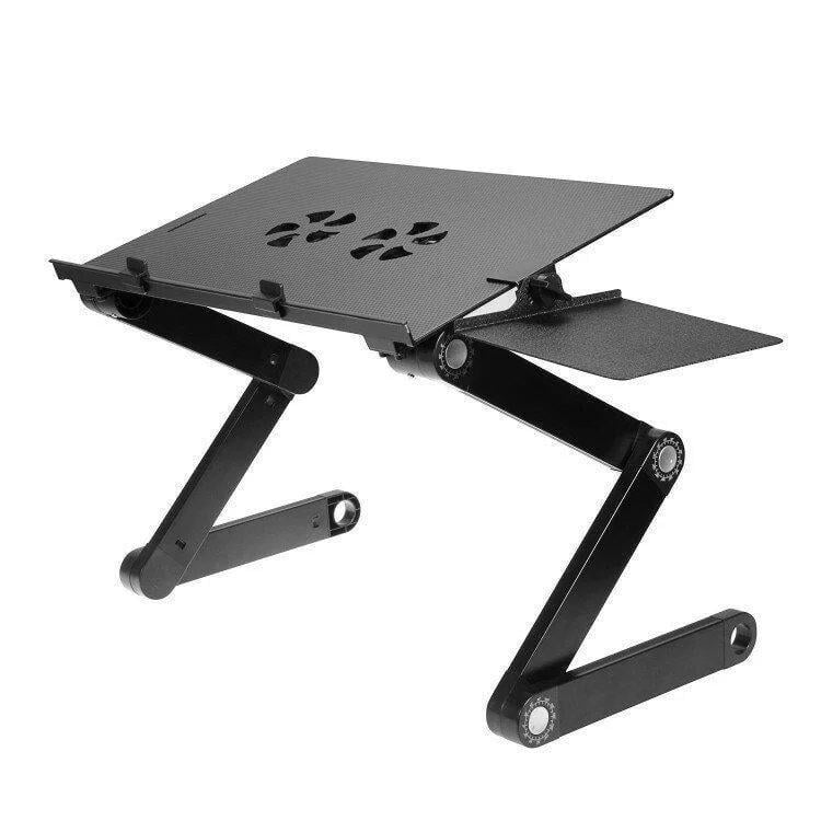 Стіл для ноутбука з охолодженням Laptop Table T8 Чорний
