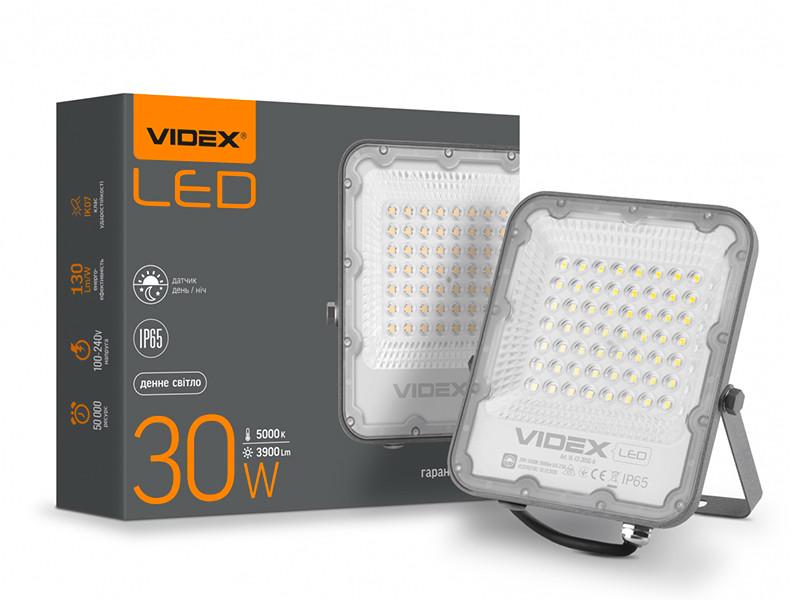 Прожектор светодиодный Videx Premium F2 30W 5000K день-ночь (VL-F2-305G-N) Прожектор светодиодный Videx Premium F2 30W 5000K день-ночь (VL-F2-305G-N)