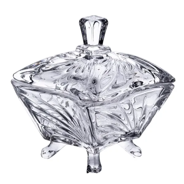 Сахарница Bomboniere из толстого стекла на ножках (HP-4-117) Сахарница Bomboniere из толстого стекла на ножках (HP-4-117)