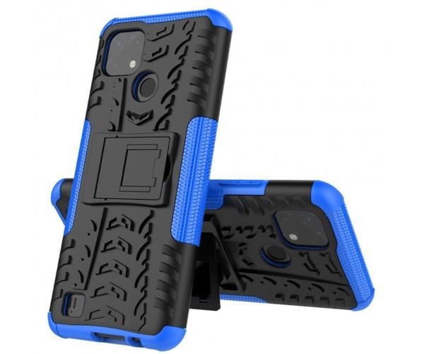 Бронированный чехол Armored Case для Realme C21Y / C25Y Синий - фото 1