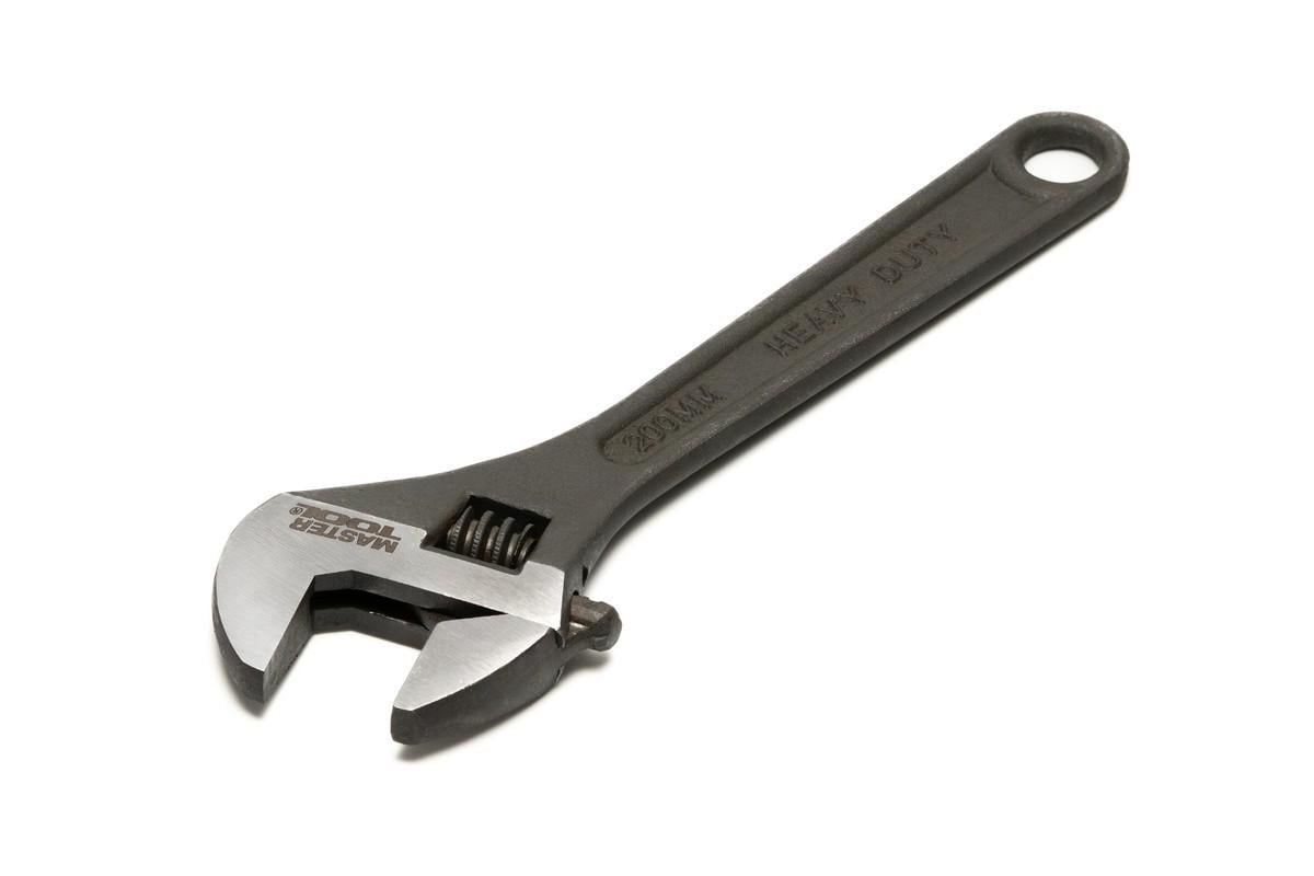 Ключ розвідний MasterTool 200 мм 0-25 мм CrV фосфатований (76-0222)