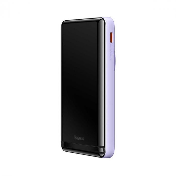Повербанк BASEUS 10000 mAh Type-C 20W 3A PD/QC Purple (13968410) - фото 3 Повербанк BASEUS 10000 mAh Type-C 20W 3A PD/QC Purple (13968410) - фото 3