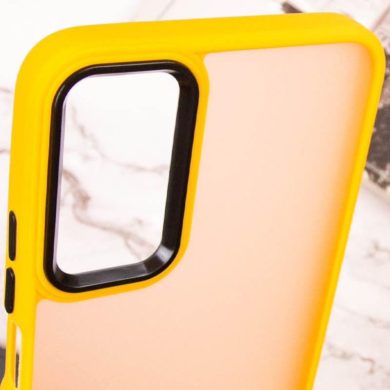 Противоударный чехол TPU+PC Lyon Frosted для Oppo A38 / A18 Orange - фото 5