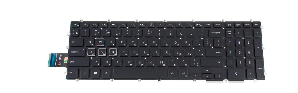 Клавиатура для ноутбука Dell Inspiron 5767 (0KX8XW)