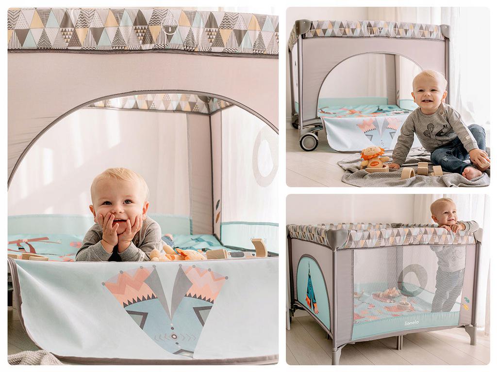 Манеж Lionelo Sofie Grey Scandi - фото 6