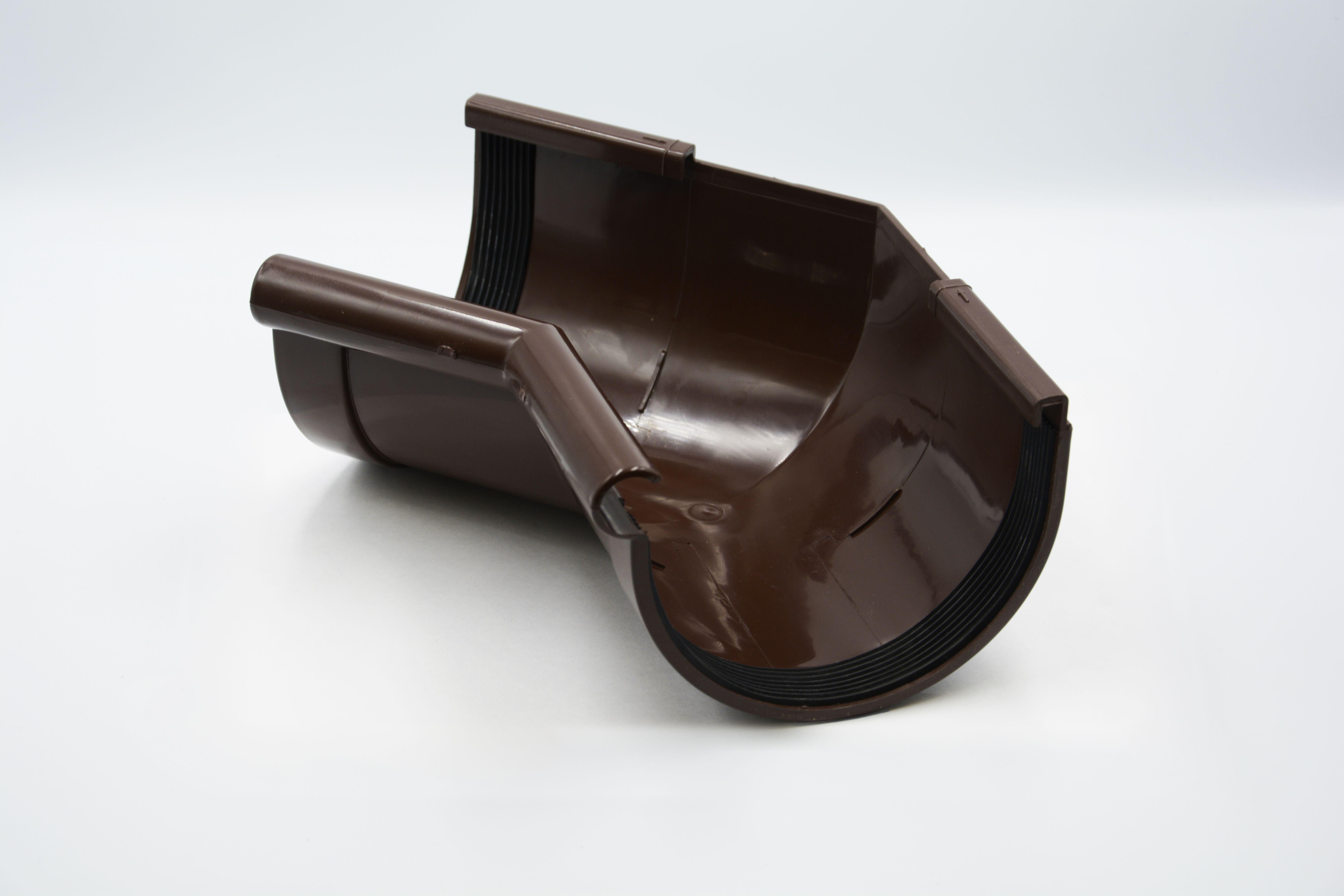 Кут ринви внутрішній RAINWAY 135° D 90 мм RAL 8017 Коричневий (10.090.12.002.RW) Кут ринви внутрішній RAINWAY 135° D 90 мм RAL 8017 Коричневий (10.090.12.002.RW)