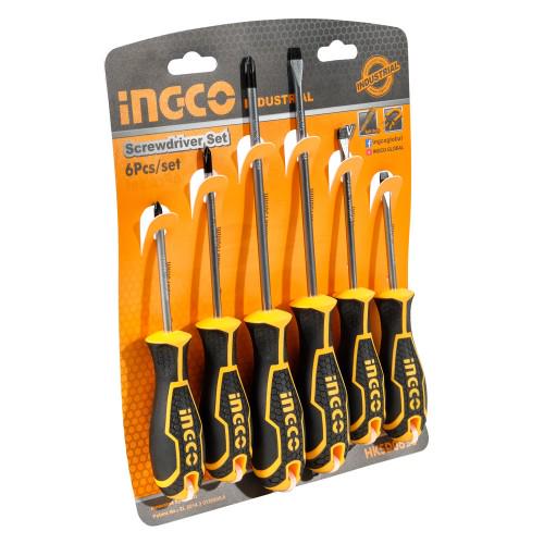 Набор отверток Ingco Industrial 6 шт. (10636172) - фото 4