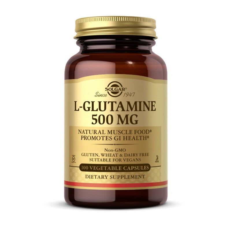 Глутамин Solgar L-Glutamine 500 мг 100 капс.