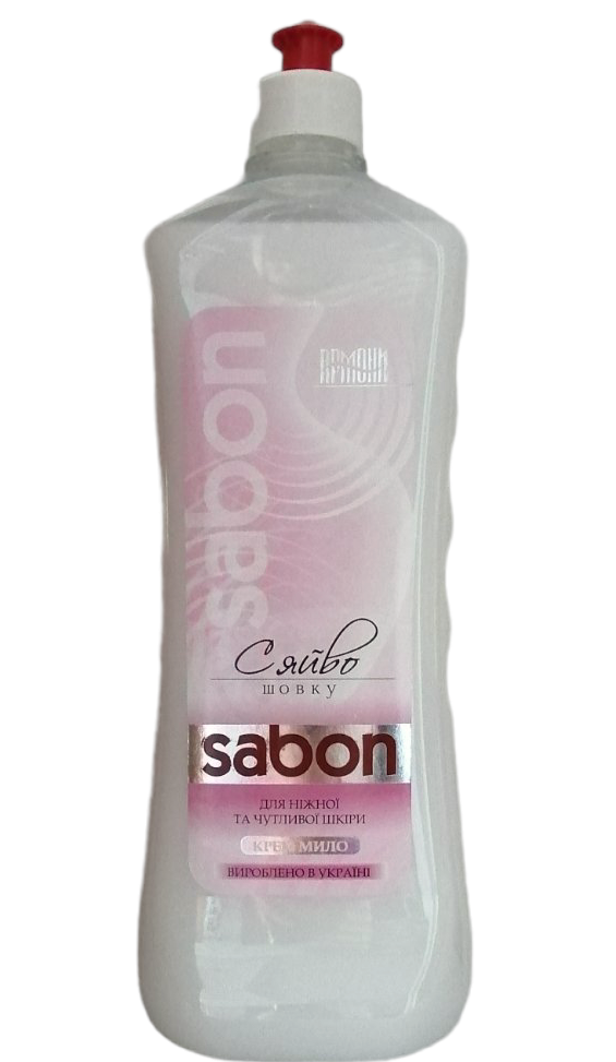 Крем-мыло жидкое АРМОНЫ Sabon Сияние шелка запаска 1000 мл (8617)