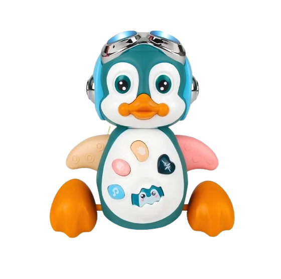 Інтерактивна іграшка музична Пінгвін Різнокольоровий (78630657)