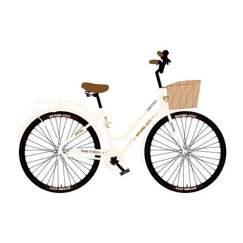 Велосипед Spark CITY RETRO колеса 26" стальная рама 17" Светло-бежевый (000205338)