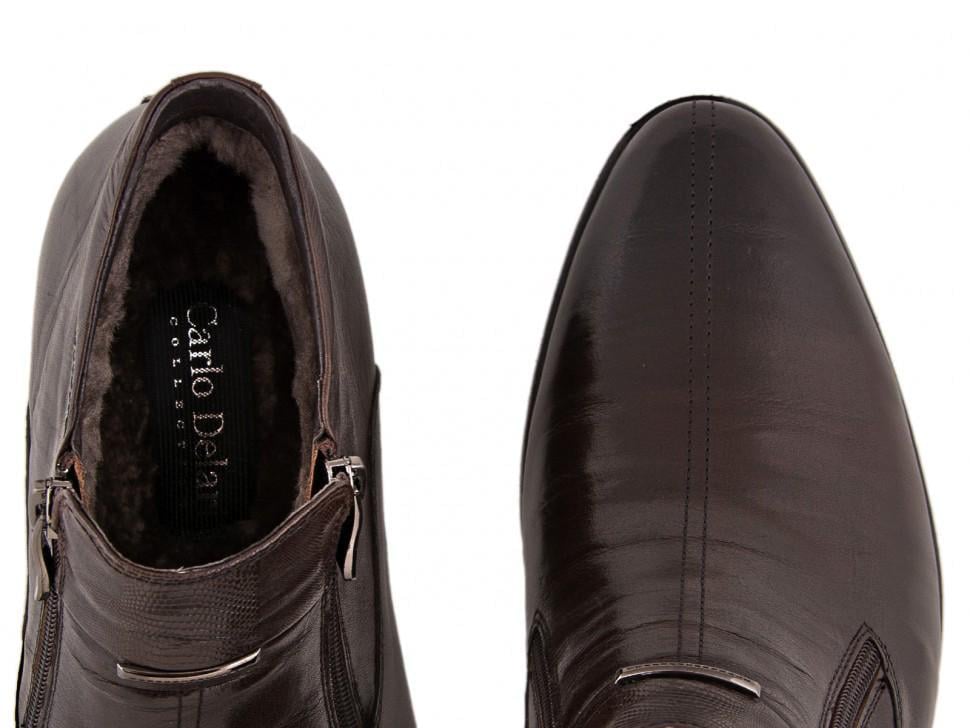 Черевики Carlo Delari 7154060 р. 39 Коричневий (9240) - фото 4 Черевики Carlo Delari 7154060 р. 39 Коричневий (9240) - фото 4