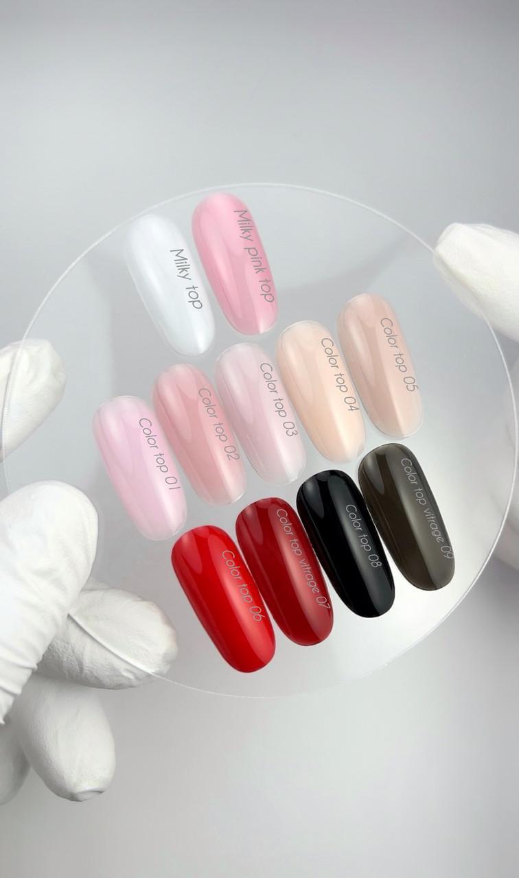 Топ без липкого шару камуфлюючий Nails Of The Day Color top 10 мл 05 Коричневий нюд (2540118678) - фото 3 Топ без липкого шару камуфлюючий Nails Of The Day Color top 10 мл 05 Коричневий нюд (2540118678) - фото 3