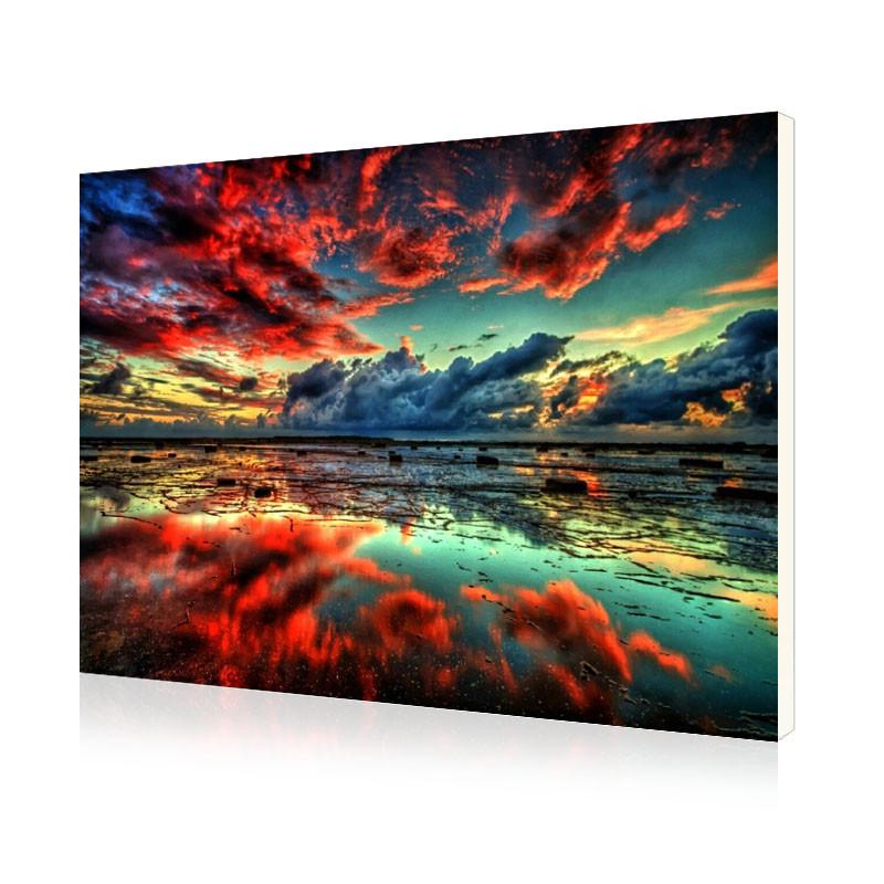 Картина по номерам Lesko DIY RSB8481 "Красный закат"