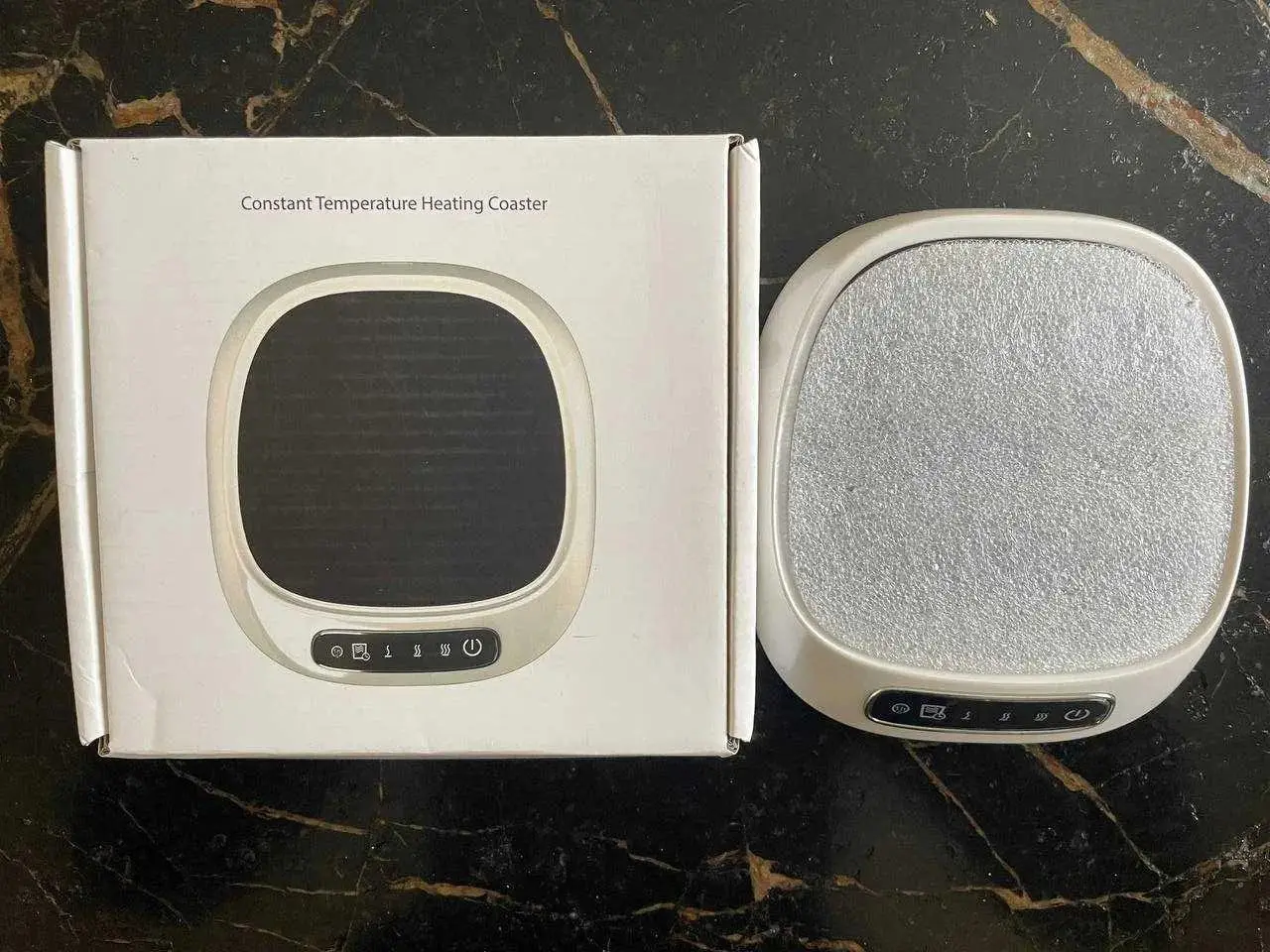 Подставка-подогреватель для кружки с сенсорным управлением USB Белый (RK1115296) - фото 3 Подставка-подогреватель для кружки с сенсорным управлением USB Белый (RK1115296) - фото 3