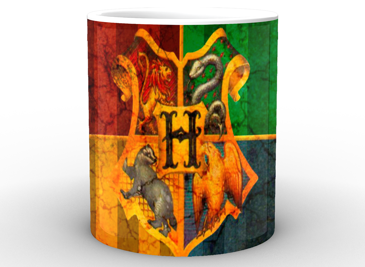 Чашка GeekLand Гарри Поттер факультеты 330 мл