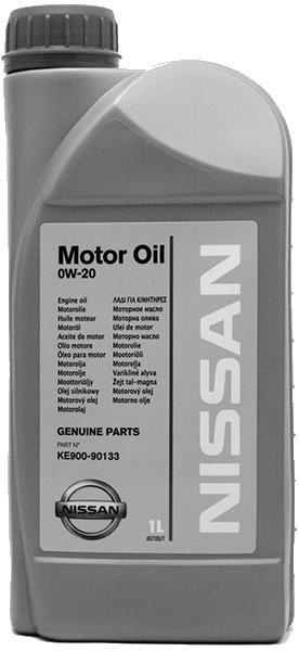 Моторное масло Nissan Motor Oil 0W-20 1 л (KE90090133) - фото 1