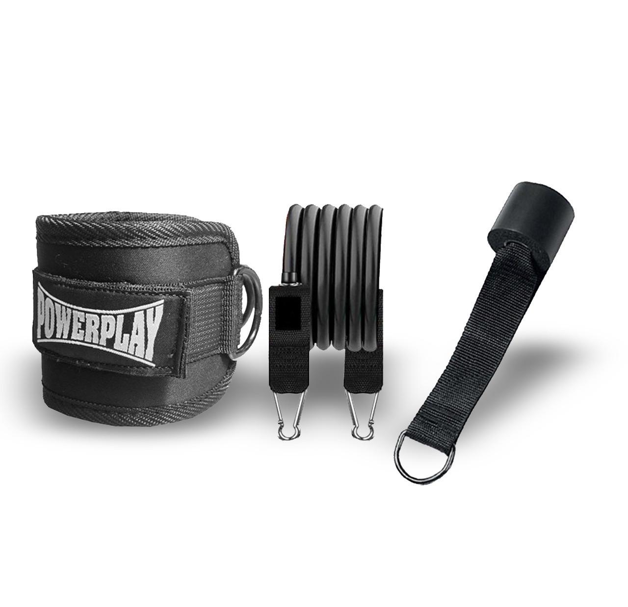 Манжета для тяги PowerPlay 4334 Ankle Strap Черный (A-012414) - фото 2 Манжета для тяги PowerPlay 4334 Ankle Strap Черный (A-012414) - фото 2