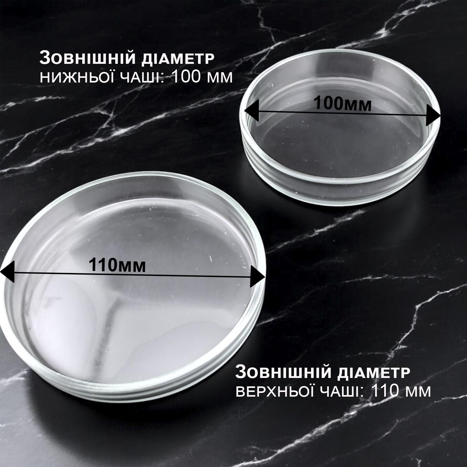 Чашка Петри GDragon Home лабораторная стеклянная 100 мм Прозрачный (204_1_1_1) - фото 5 Чашка Петри GDragon Home лабораторная стеклянная 100 мм Прозрачный (204_1_1_1) - фото 5