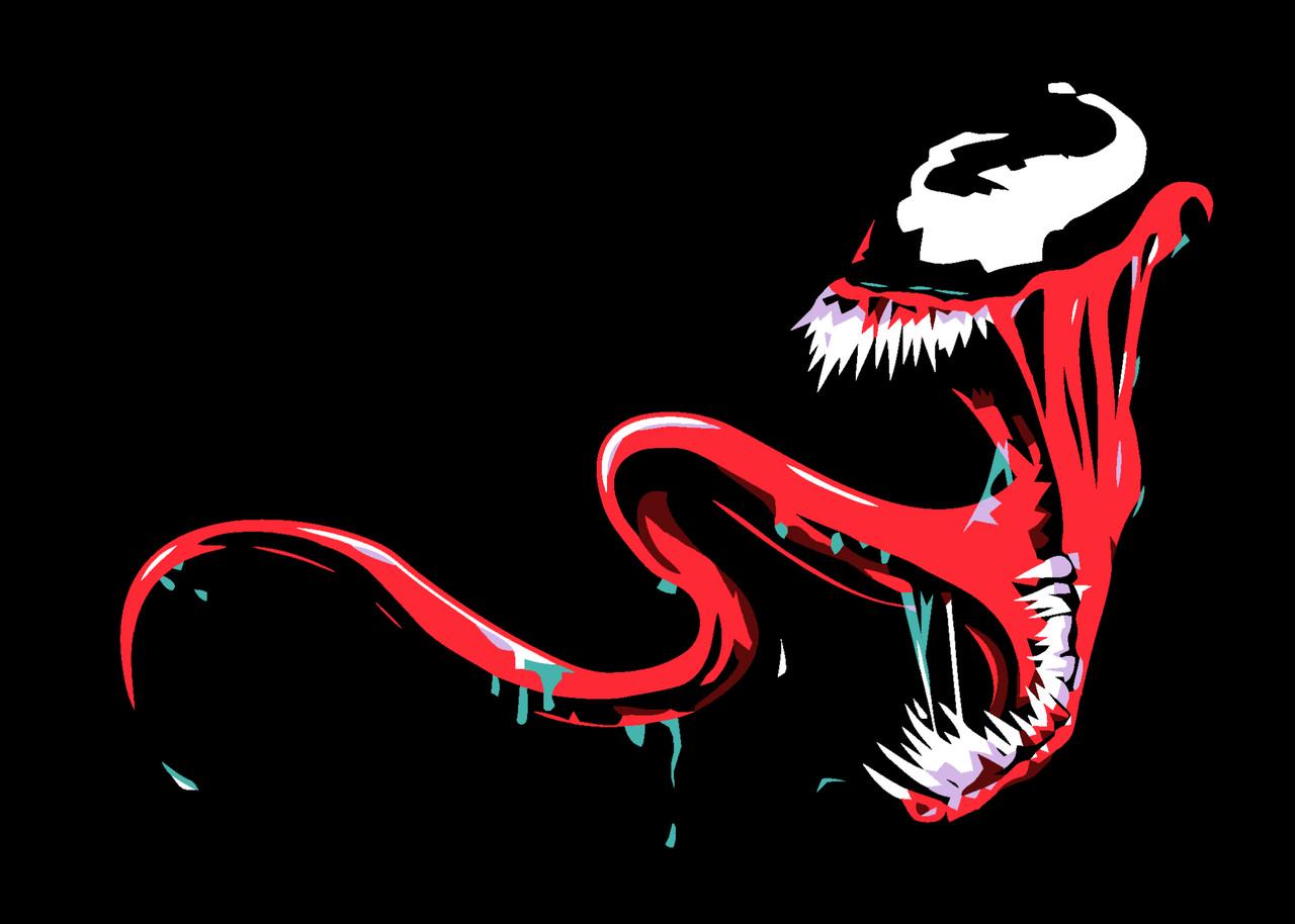 Картина постер Gee! Venom Веном минимализм 60х40 см VN.09.024