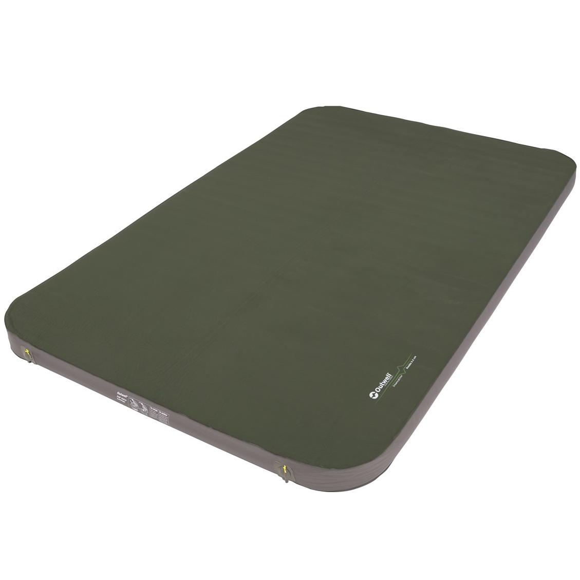 Килимок самонадувний Outwell Self-inflating Mat Dreamhaven Double 7,5 см Elegant Green (400006)