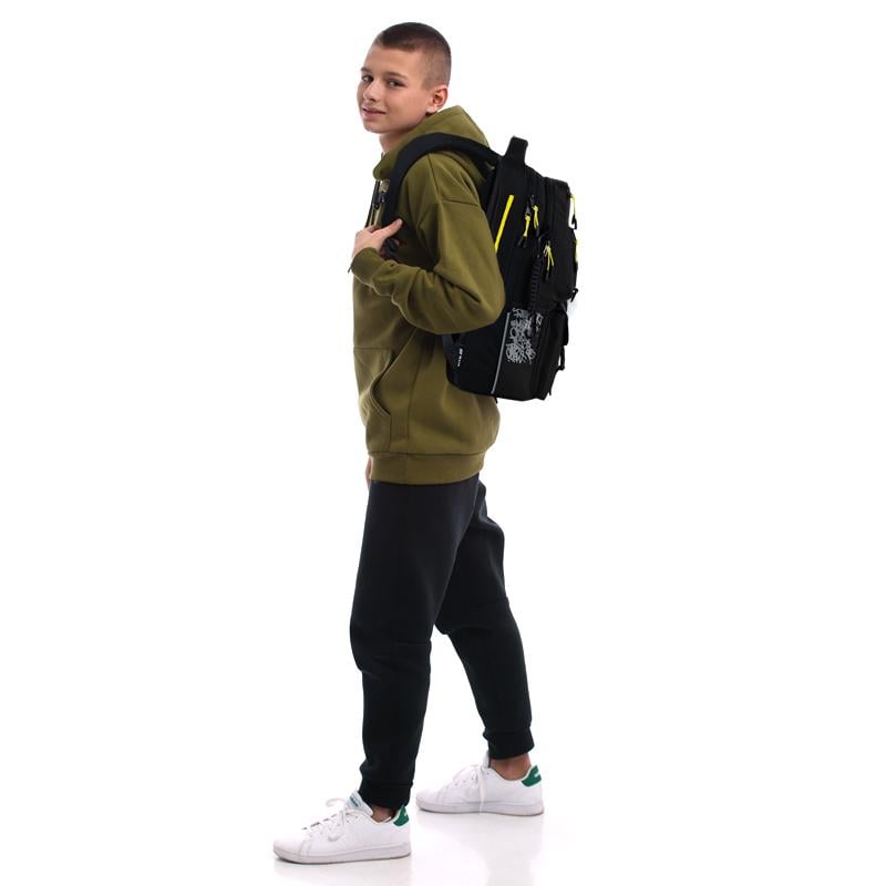 Школьный рюкзак KITE Education teens DC25-2587M Batman с ортопедической спинкой (995315) - фото 5