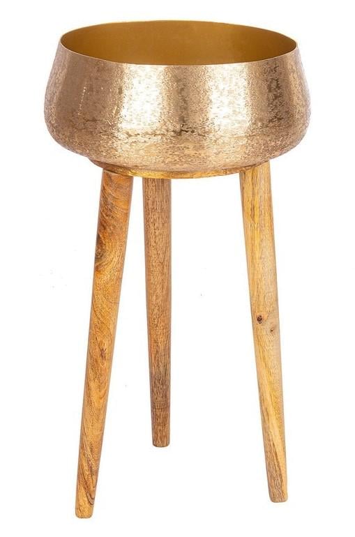 Кашпо алюмінієве на ніжках Ø 34x59 см (0182958)