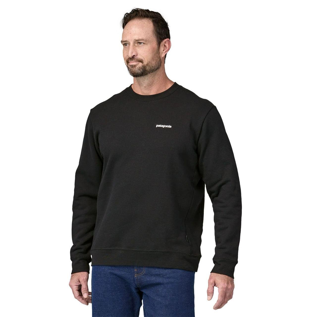 Світшот чоловічий Patagonia P-6 Logo Uprisal Crew Sweatshirt M Black (BLK39657-M) - фото 3